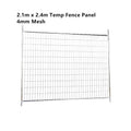Temporary Fencing Fence 4mm Mesh Panel 2100mmx2400mm