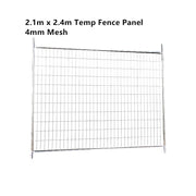 Temporary Fencing Fence 4mm Mesh Panel 2100mmx2400mm
