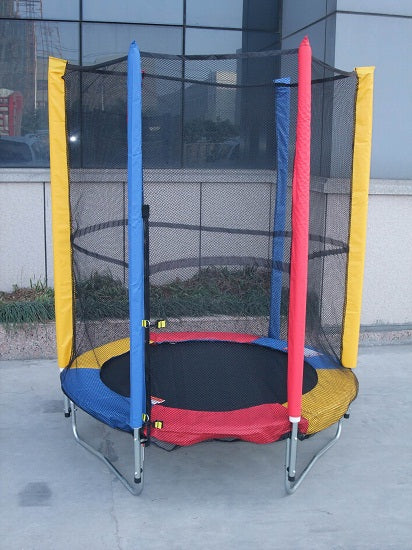 Mini trampoline with net best sale