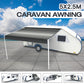 5M Caravan Roll out Awning Annex Aluminium Construction Complete Pack