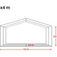 Premium Galvanized Marquee 5x4M Gazebo Heavy Duty Party Tent PVC Series