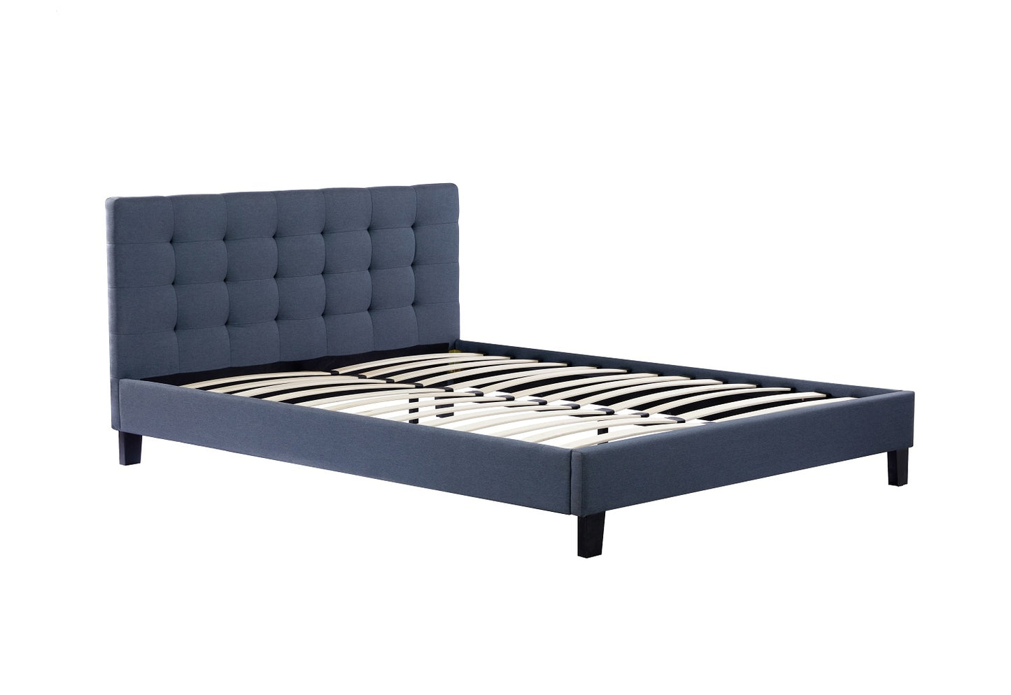 Fabric Bed Frame (Queen size, Charcoal color) CB03