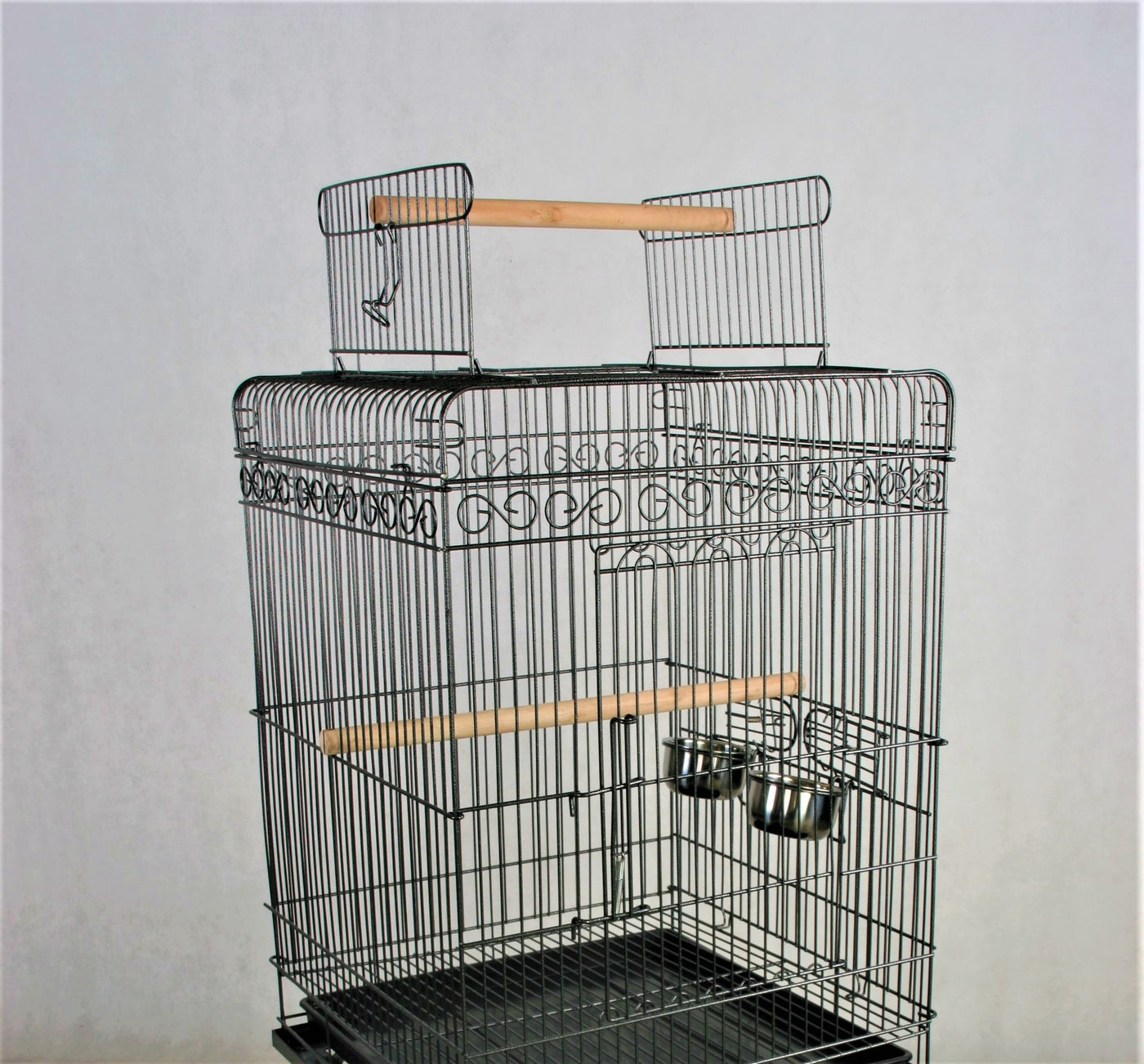Flat Top Bird Cage Aviary Travel Stand for Budgie Parrot Pet