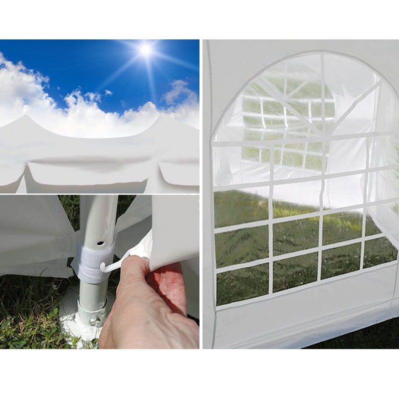 Pagoda Marquee Elegance PVC 6.8x5m Cream