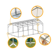 6x12m Premier Grade Galvanized Frame Marquee PVC Fabric Party Tent
