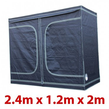 Reflective Hydroponics Grow Tent 2.4mx1.2mx2m – AlwaysDirect