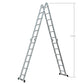 7m Multi Purpose Folding Adjustable Aluminium Ladder with platform