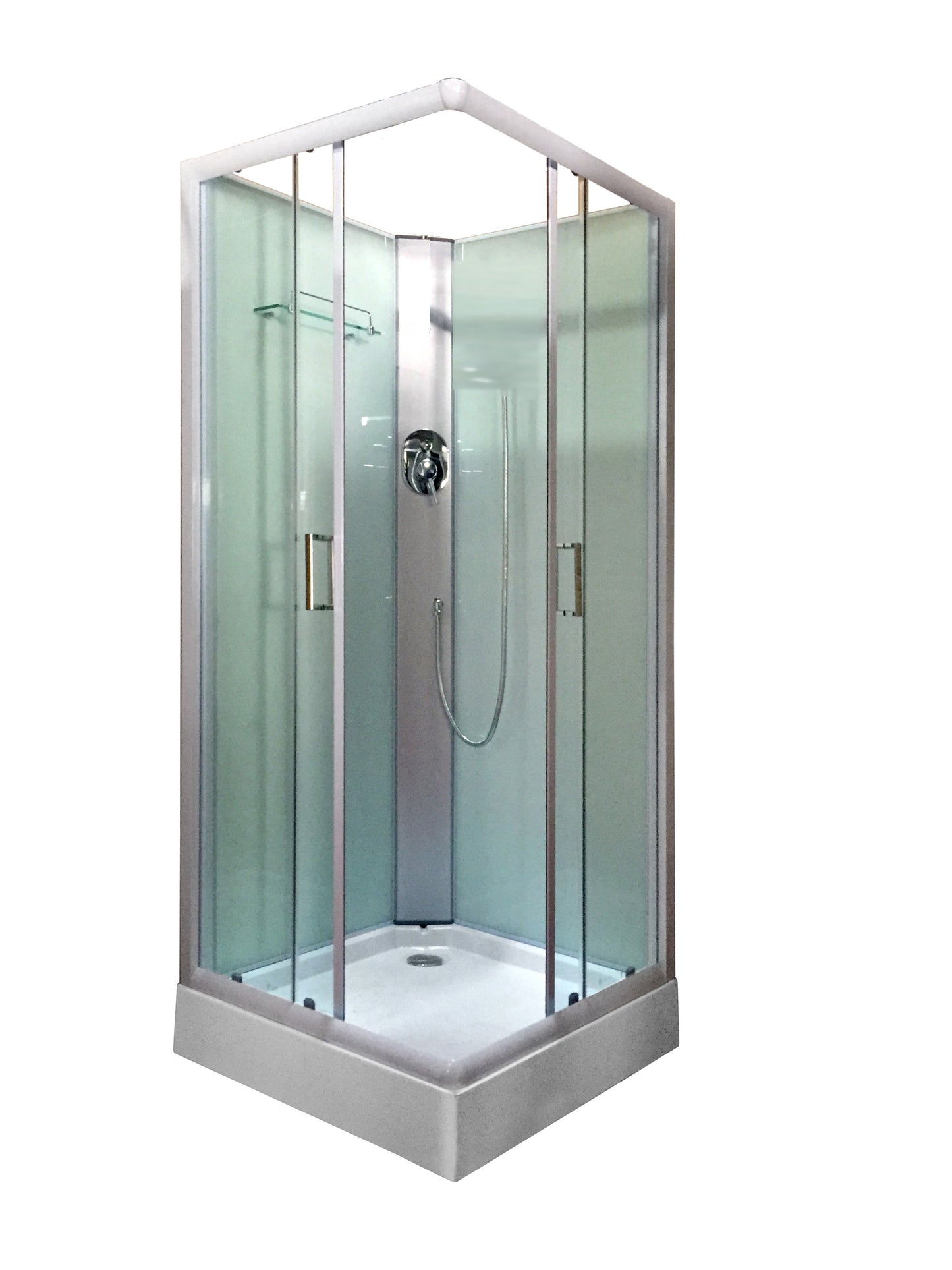 Pre-order Shower Screen Cubicle Enclosure Bathroom 800x800x2300mm White 8225F