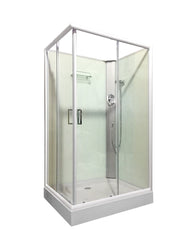 Shower Screen Cubicle Enclosure W/T Base Bathroom 1200x900x2300mm 8226F