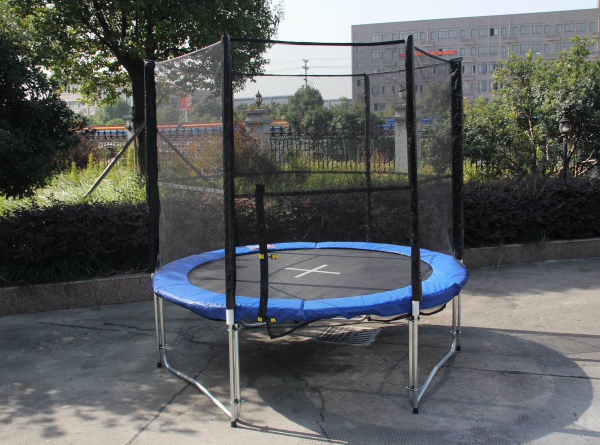 6ft Trampoline & Enclosure Set with Safety Net pad Ladder