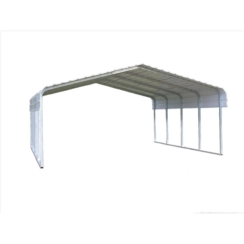 Metal Steel Carport 6x6m Cream