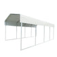 Metal Steel Carport 6x6m Cream