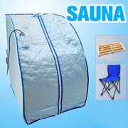 Large Portable Far Infrared Home Sauna Dry Heat with Chair 107cm Tall