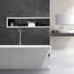 Bathroom Acrylic Free Standing Bath Tub Thin Edge 1700 x 800 x 600 Freestanding (linea Slim)