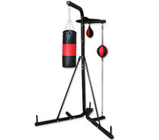 Multi Station Boxing Stand with Punching Bag Speed Ball Floor To Ceiling Ball