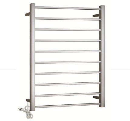 Electric Heated Bathroom Towel Rack / Rails -100w (10 Rung)