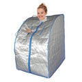 Large Portable Far Infrared Home Sauna Dry Heat with Chair 107cm Tall