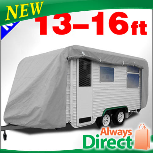 Pre-display Premier Caravan Cover for Caravans 13 - 16ft 487x271x259cm Oxford 300D