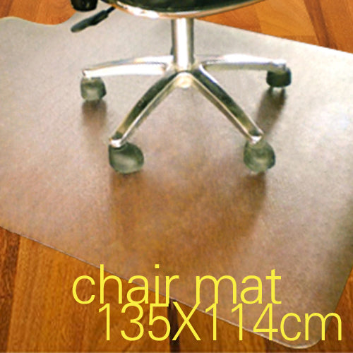 PVC Office Chair Mat for Hard Floors 135x114cm