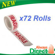 Warning Tape  Fragile  48mm x 66m 72 Rolls