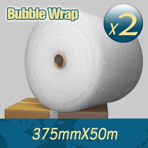 2 x Bubble Wrap 375mm X 50m