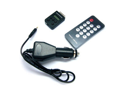 FM Transmitter Remote Control for Apple iPods and iPhone