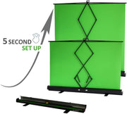 150x200cm Pull Up Auto-locking Green Screen (4:3)