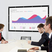150" Projection Screen 16:9 HD Portable Folding Screen for Outdoor KTV Office 3DHome Theater Free Shipping