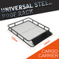1.23M Square Tubular Universal 4WD Roof Rack/ Car Top Basket Luggage Carrier Holder