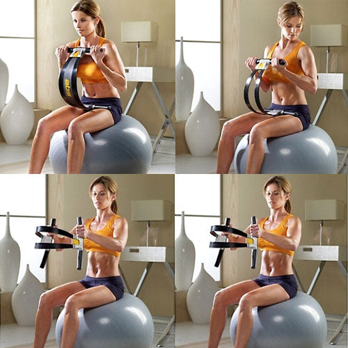 Body Workout System Fitness Ball Yoga for Abdominal Arms Legs (Free Shipping)