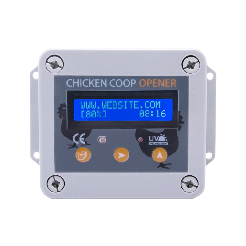 Automatic Chicken Coop Door Auto Door Opener Cage Closer Timer Light Sensor