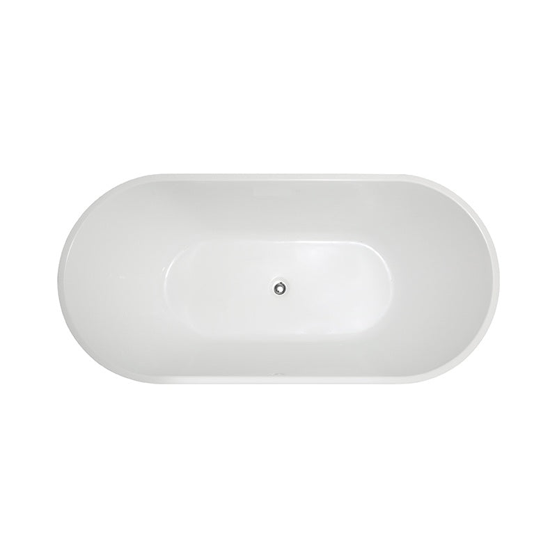 Bathroom Free Standing Bath Tub 1720x820x600 Thin Edge Freestanding (Allure-1720)