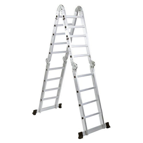 5.8M Multi Purpose Adjustable Aluminum Ladder W/T Workshelf