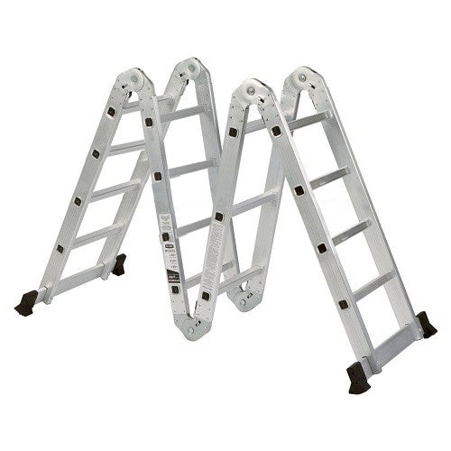 5.8M Multi Purpose Adjustable Aluminum Ladder W/T Workshelf