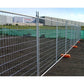 Temporary Fencing System 10 Panels 2100mmx2400mm with Concrete Feets Clamps