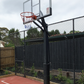 55 Inch In-ground Basketball Slam Dunk System Tempered Glass Backboard