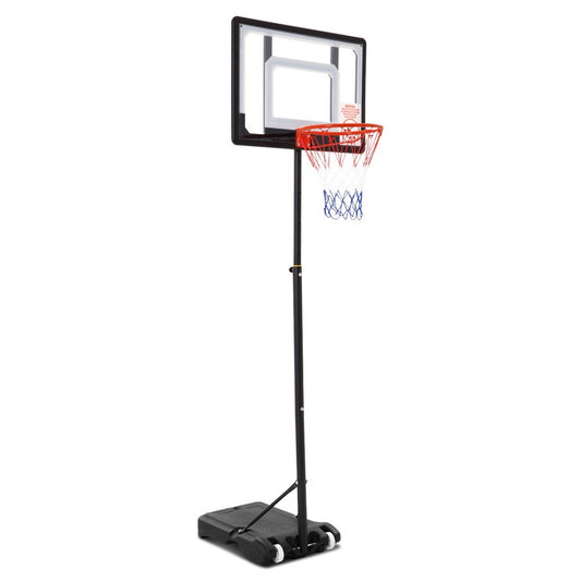 32" Adjustable 1.6m-2.1m Portable Kids Basketball Hoop System Stand