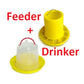 Chicken Poultry Feeder and Drinker Set