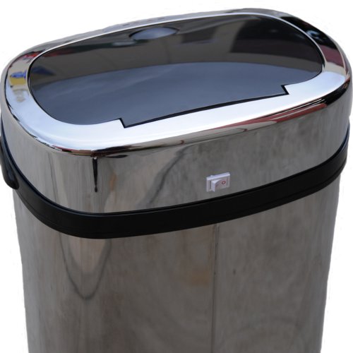 Stainless Steel Sensor Bin for Kitchen Office 50L