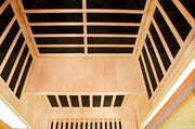 Greenland Luxury Carbon Fibre Infrared 2 Person Sauna 8 Heating Panels 1920W 3Yr Warranty