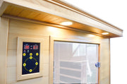 Greenland Luxury Carbon Fibre Infrared 2 Person Sauna 8 Heating Panels 1920W 3Yr Warranty