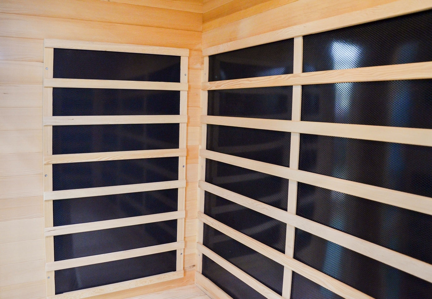 Greenland Luxury Carbon Fibre Infrared 4 Person Sauna 10 Heating Panels 2365W 3yr Warranty