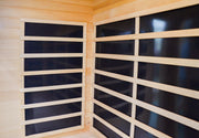 Greenland Luxury Carbon Fibre Infrared 4 Person Sauna 10 Heating Panels 2365W 3yr Warranty