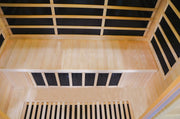 Greenland Luxury Carbon Fibre Infrared 4 Person Sauna 10 Heating Panels 2365W 3yr Warranty