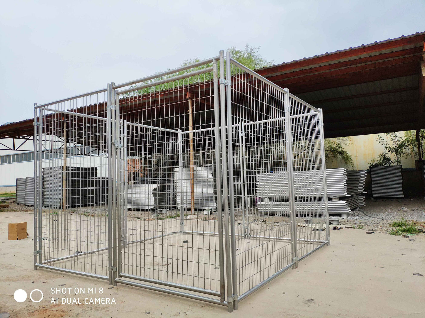 3x 3 or 1.5x4.5 x H1.8m Heavy Duty 8 panel Pet Enclosure Dog Kennel Run Animal Fencing Fence