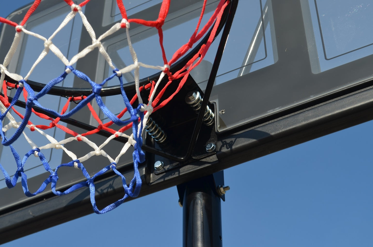Adjustable 1.5m-3.05m Portable Kids Basketball Hoop System Stand Hoop Net Ring Rim Outdoor Sports
