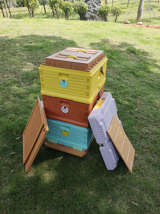 3 Layer Solid Insulation Plastic Beehive