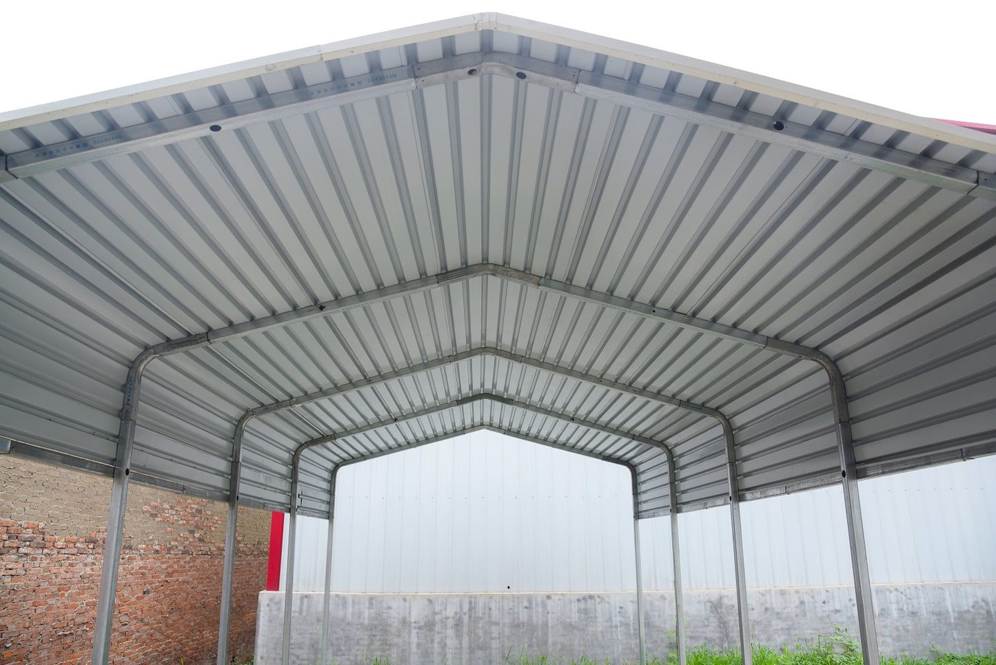 Metal Steel Carport 3.3x6m Cream