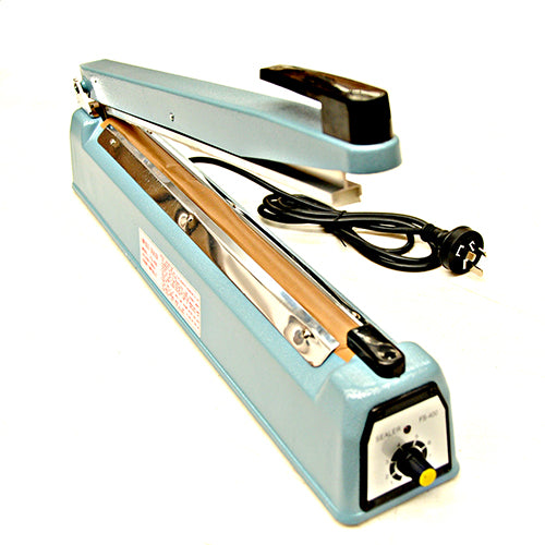 Iron Body Impulse Sealer 400mm Electric Plastic Bag Heat Sealing Machine