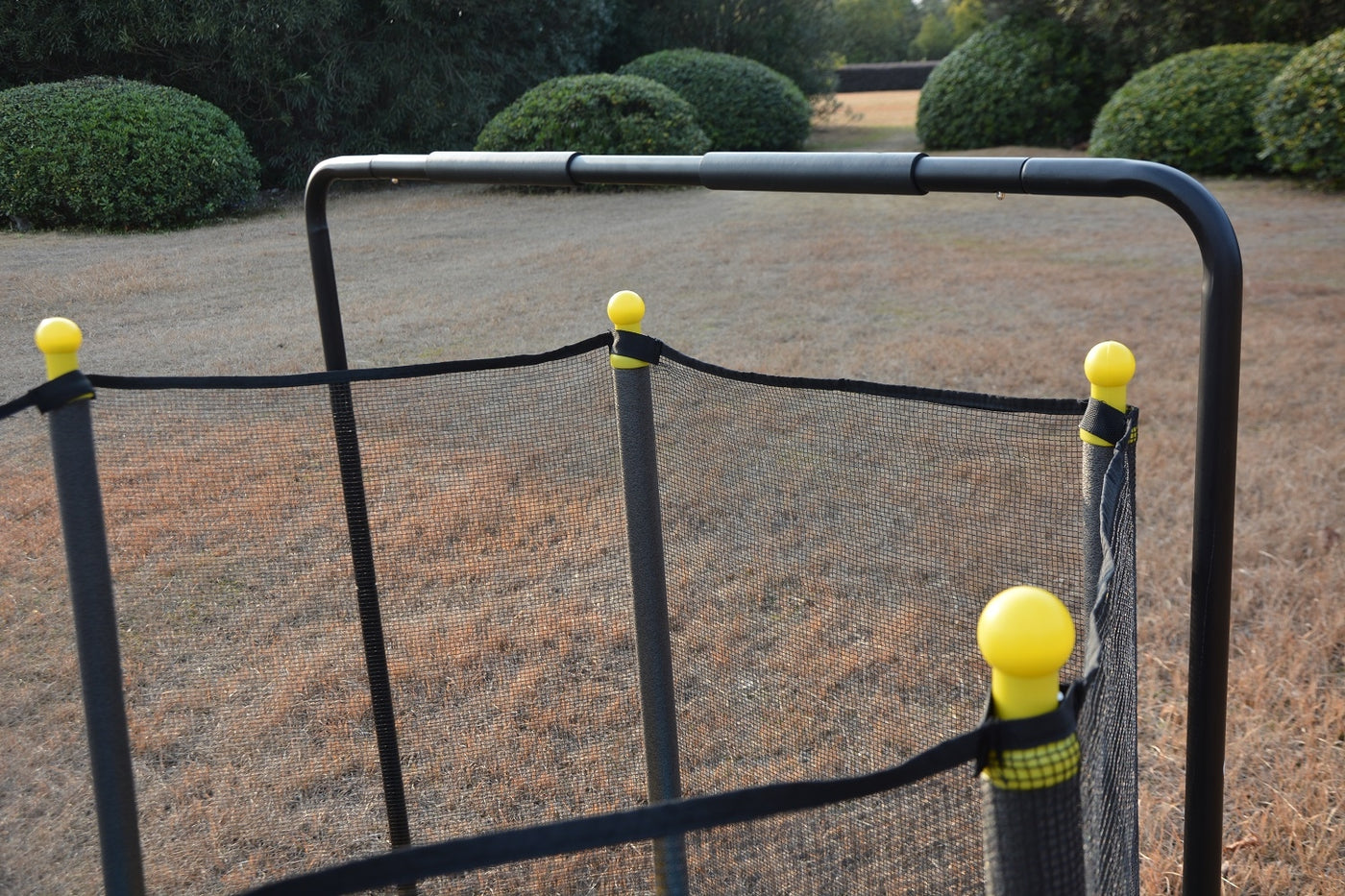 55-Inch 4.5ft Springless Trampoline Enclosure Set with Safety Net & Chin-Up Bar